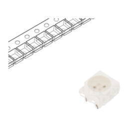 LED; roşie/verde; SMD; 3528,PLCC4; 1,95÷2,5/2,1÷2,5VDC; 120°; 20mA