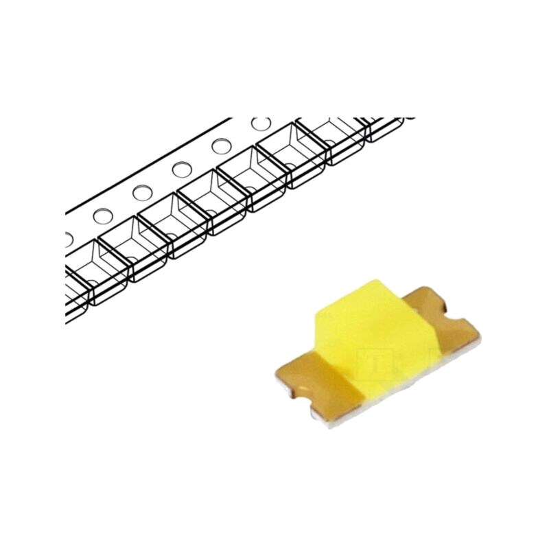 LED; alb rece; SMD; 1206; 180÷450mcd; 130°; 20mA; 2,8÷3,6VDC; 72mW LED; alb rece; SMD; 1206; 180÷450mcd; 130°; 20mA; 2,8÷3,6VDC; 72mW