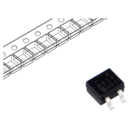Punte redresoare: monofazat; Urmax: 400V; If: 0,8A; Ifsm: 35A; SMT
