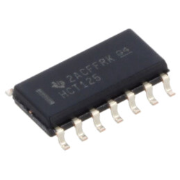 IC: digital; bus buffer; Ch: 4; CMOS,TTL; SMD; SO14; 4,5÷5,5VDC; HCT