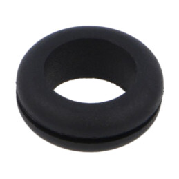 Manşon; Øorif.mont: 12mm; Øorif: 10mm; neagră; Gros.panou: max.1mm