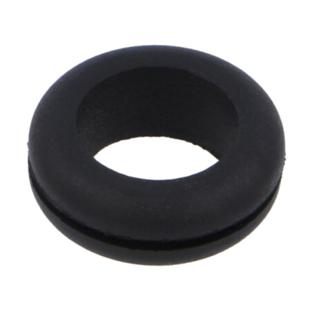 Manşon; Øorif.mont: 12mm; Øorif: 10mm; neagră; Gros.panou: max.1mm