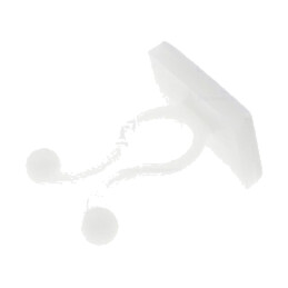 Clipsuri pt.cablu; Øbuclă: 8,5mm; poliamidă; natural; UL94V-2