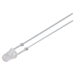 LED; portocalie; 3mm; 4200÷5800mcd; 30°; Parte frontală: convex