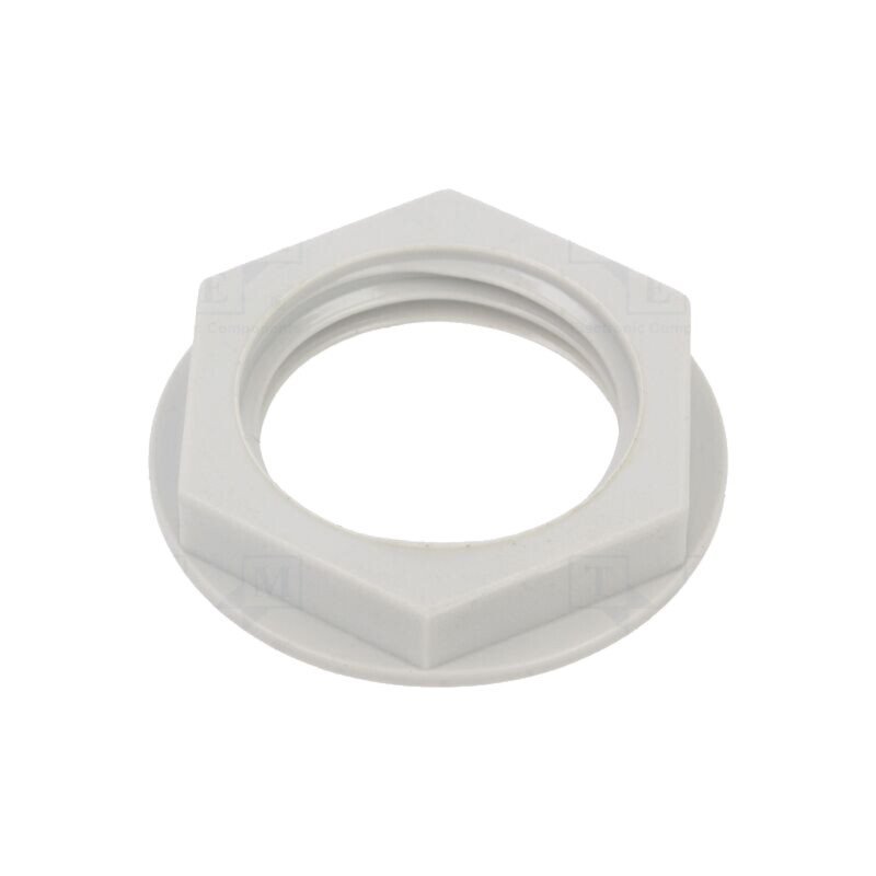 Piuliţă; G1/2"; poliamidă; gri deschis; -20÷90°C Piuliţă; G1/2"; poliamidă; gri deschis; -20÷90°C