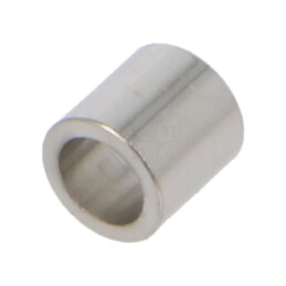 Manşon distanţier; 5mm; cilindric; alamă; nichel; Diam.ext: 5mm