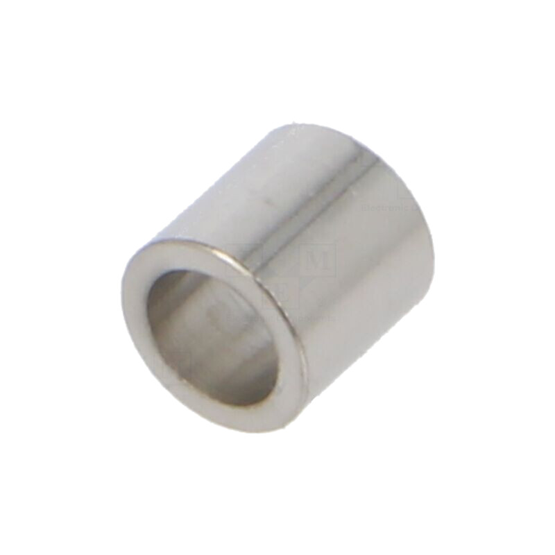 Manşon distanţier; 5mm; cilindric; alamă; nichel; Diam.ext: 5mm Manşon distanţier; 5mm; cilindric; alamă; nichel; Diam.ext: 5mm