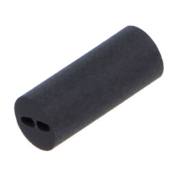 Bucşă de distanţare; LED; Øext: 3,9mm; ØLED: 3mm; Lung: 10mm; neagră