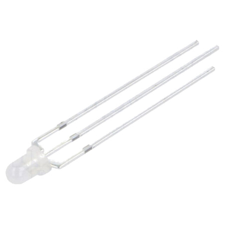 LED; roşie,galbenă; 3mm; 60°; Parte frontală: convex; 2,1÷2,6VDC
