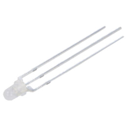 LED; portocalie,galbenă; 3mm; 60°; Parte frontală: convex; 78mW
