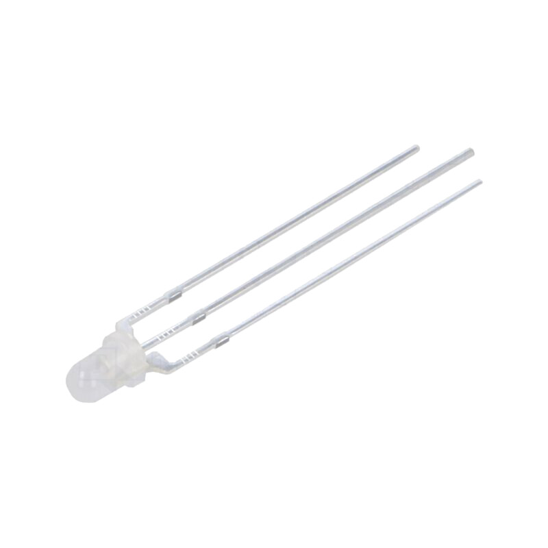 LED; portocalie,galbenă; 3mm; 60°; Parte frontală: convex; 78mW