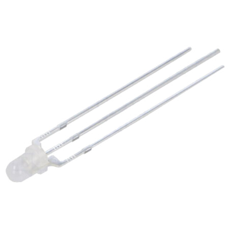 LED; portocalie,galbenă; 3mm; 60°; Parte frontală: convex; 78mW
