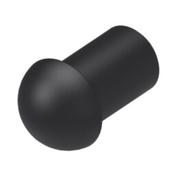 Capac de protecţie; poliamidă; neagră; Entrelec; Ø: 9,7mm; L: 15mm