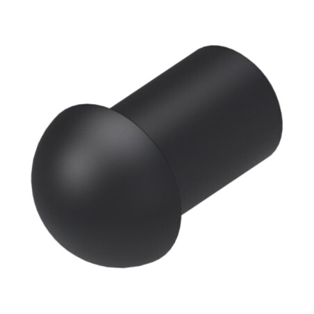 Capac de protecţie; poliamidă; neagră; Entrelec; Ø: 9,7mm; L: 15mm