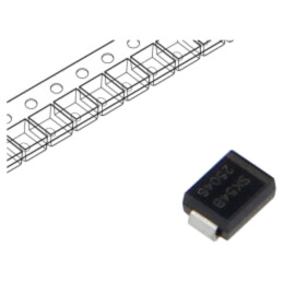 Diodă: redresoare Schottky; SMB; SMD; 40V; 5A; rolă,bandă