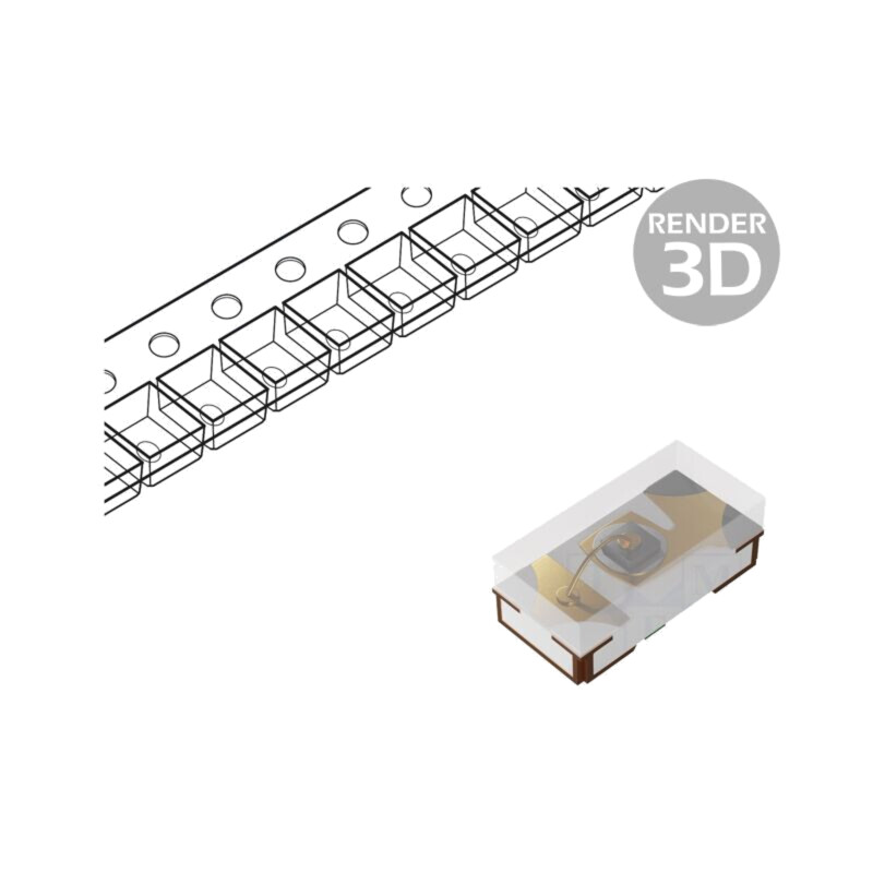 LED; portocalie; SMD; 0402; 60÷150mcd; 2÷2,4VDC; 0,45x0,25x0,2mm LED; portocalie; SMD; 0402; 60÷150mcd; 2÷2,4VDC; 0,45x0,25x0,2mm