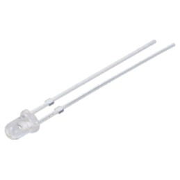 LED; roşie; 3mm; 4200÷5800mcd; 30°; Parte frontală: convex; 78mW