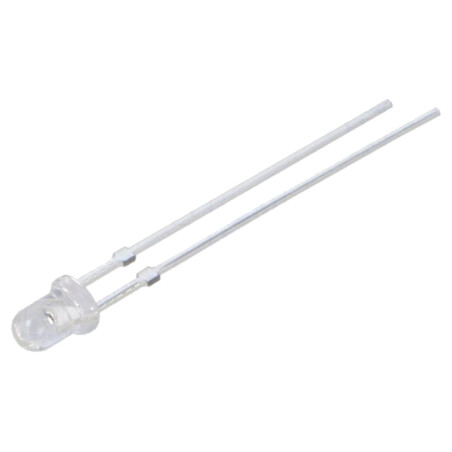 LED; roşie; 3mm; 4200÷5800mcd; 30°; Parte frontală: convex; 78mW