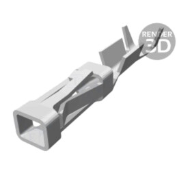 Pin; mamă; aliaj cupru; aurit; 0,12÷0,4mm2; 26AWG÷22AWG; rolă; 3A