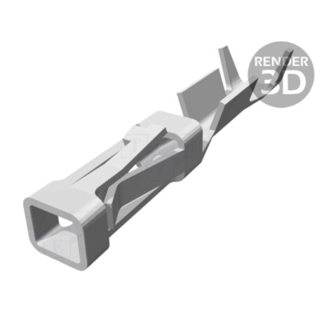 Pin; mamă; aliaj cupru; aurit; 0,12÷0,4mm2; 26AWG÷22AWG; rolă; 3A