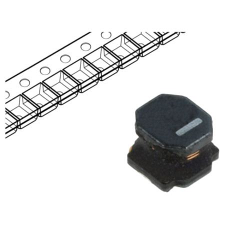 Inductor: fir; SMD; 6,8uH; Ilucru: 2,4A; 49mΩ; ±20%; 4,9x4,9x4,1mm