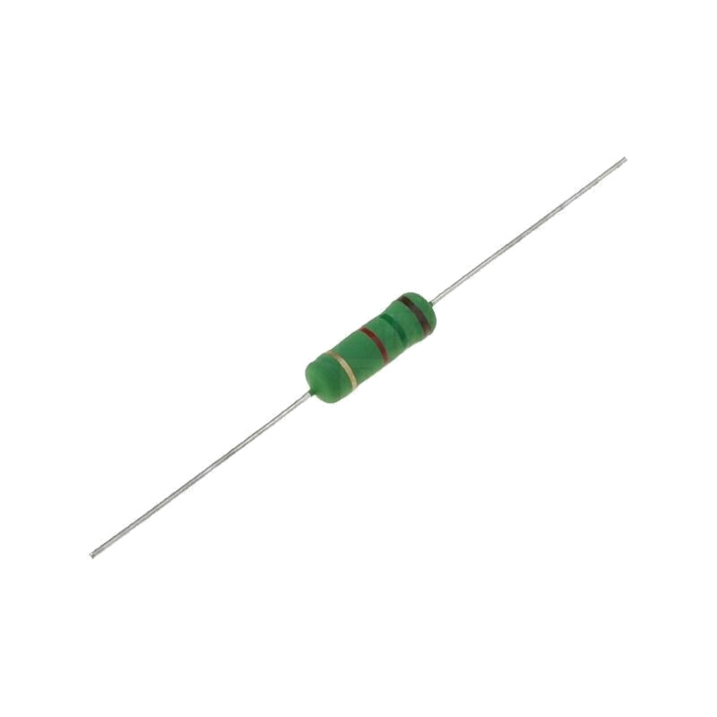 Rezistor: bobinat; de înaltă tensiune; THT; 68Ω; 2W; ±5%; Ø0,7x28mm Rezistor: bobinat; de înaltă tensiune; THT; 68Ω; 2W; ±5%; Ø0,7x28mm