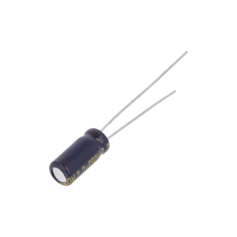 Condensator: electrolitic; low ESR; THT; 2,2uF; 50VDC; Ø5x11mm