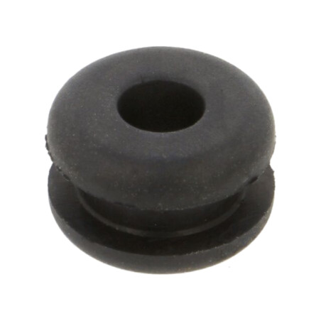 Manşon; Øorif.mont: 8mm; Øorif: 4mm; neagră; Gros.panou: max.3mm