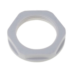 Piuliţă; M25; poliamidă 6; 32mm; gri deschis; Filet: PG; Pas: 1,5