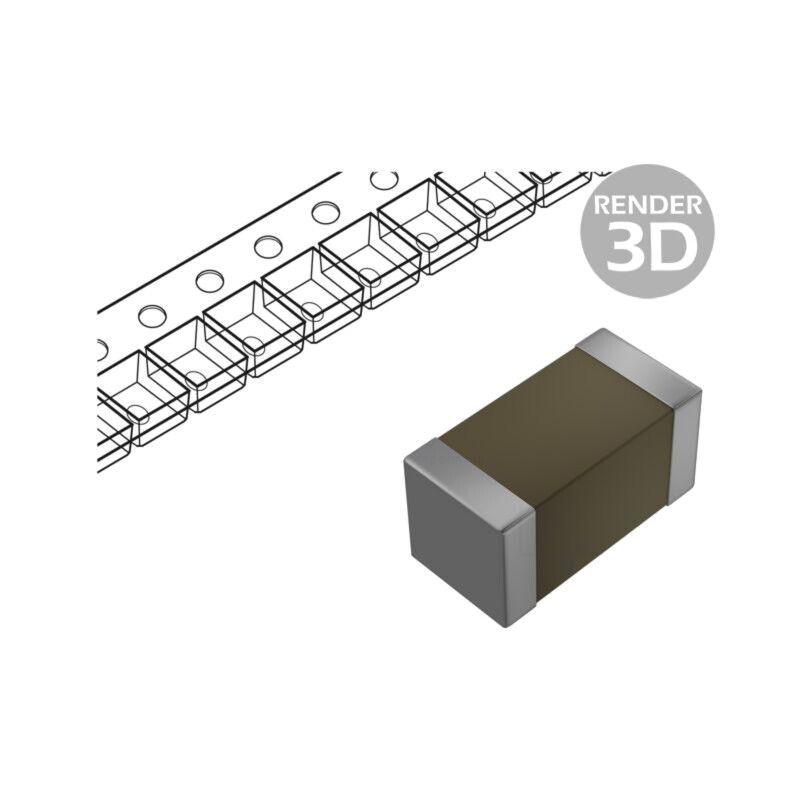 Condensator: ceramic; MLCC; 10nF; 2kV; X7R; ±10%; SMD; 1812 Condensator: ceramic; MLCC; 10nF; 2kV; X7R; ±10%; SMD; 1812