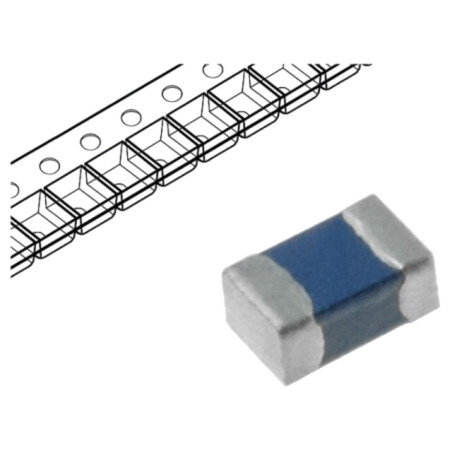Termistor NTC; 10kΩ; SMD; 0805; 3550K