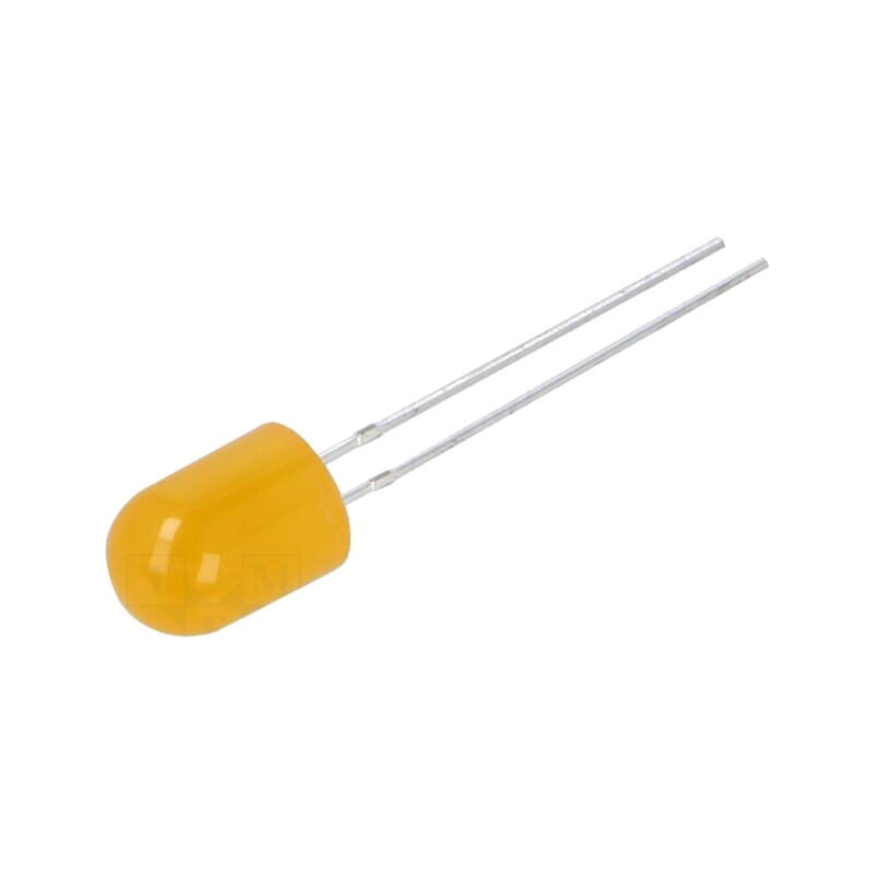 LED; portocalie; 8mm; 220÷330mcd; 30°; Parte frontală: convex; 78mW
