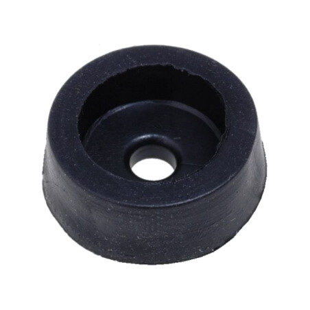 Picioruş; H: 5mm; neagră; gumă; Dim: Ø14mm; Øorif.mont: 2,9mm