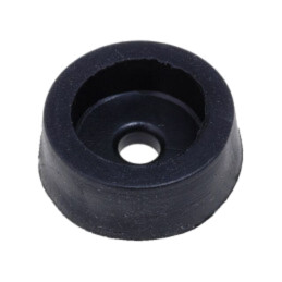 Picioruş; H: 5mm; neagră; gumă; Dim: Ø14mm; Øorif.mont: 2,9mm