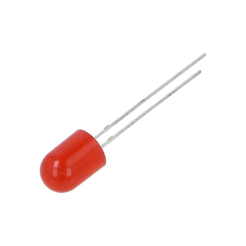 LED; roşie; 8mm; 220÷330mcd; 30°; Parte frontală: convex; -30÷85°C