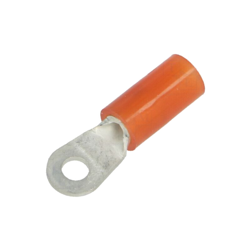 Vârf: inelar; M2,5; Ø: 2,7mm; 0,5÷1,5mm2; crimpat; pe cablu; izolată Vârf: inelar; M2,5; Ø: 2,7mm; 0,5÷1,5mm2; crimpat; pe cablu; izolată