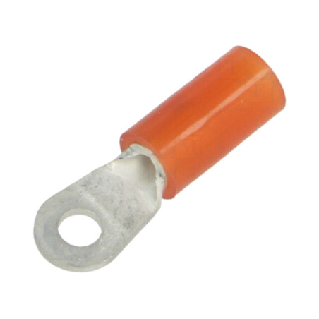 Vârf: inelar; M2,5; Ø: 2,7mm; 0,5÷1,5mm2; crimpat; pe cablu; izolată