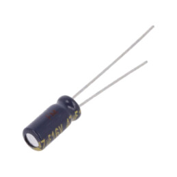 Condensator: electrolitic; low ESR; THT; 47uF; 16VDC; Ø5x11mm; ±20%