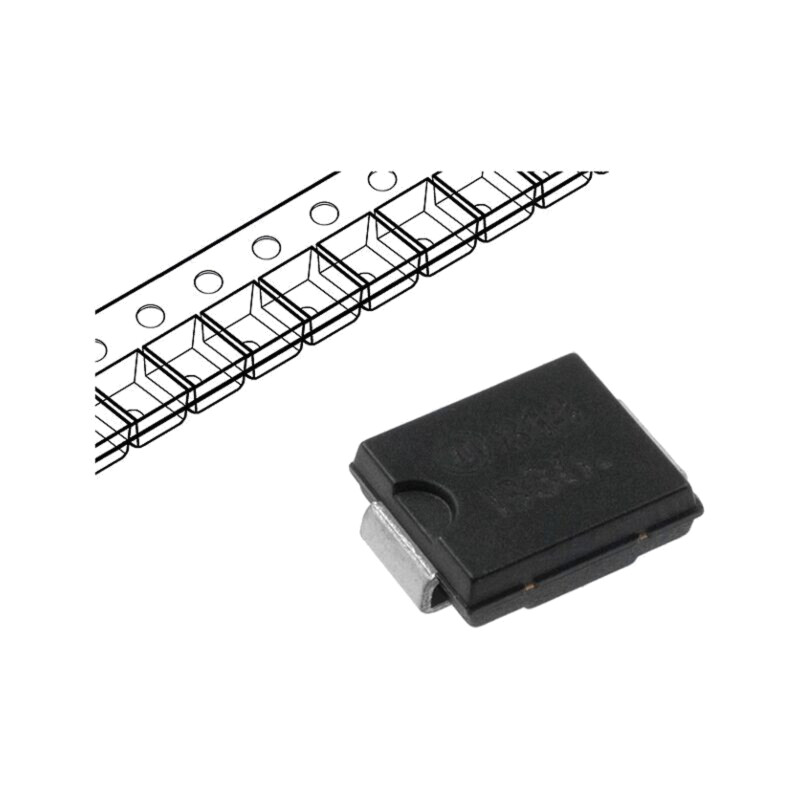 Diodă: redresoare; SMD; 500V; 3A; 35ns; SMC; Ufmax: 1,7V; Ifsm: 100A