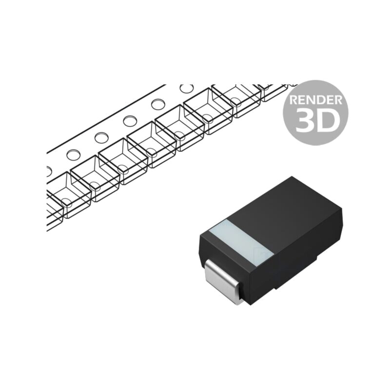 Diodă: redresoare; SMD; 200V; 2A; 35ns; SMA; Ufmax: 950mV; Ifsm: 40A