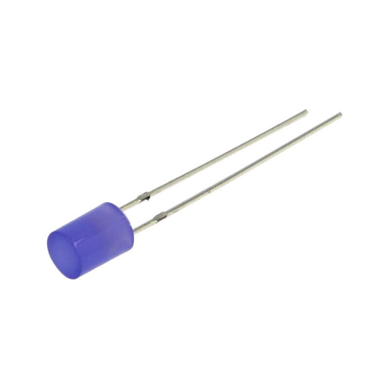 LED; albastru; 5mm; 220mcd; 140°; Parte frontală: plat; 3,1÷3,4VDC LED; albastru; 5mm; 220mcd; 140°; Parte frontală: plat; 3,1÷3,4VDC