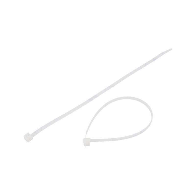 Colier de strângere; L: 245mm; W: 4,6mm; naturală; poliamidă; 225N