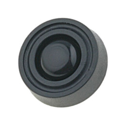 Picioruş pentru montare rapidă; neagră; polietilenă; A: 5mm