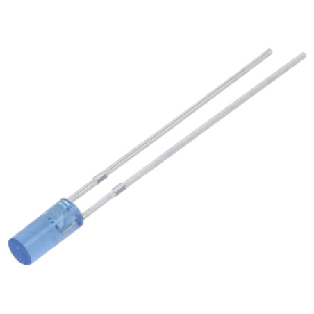 LED; albastru; 3mm; 220÷330mcd; 110°; Parte frontală: plat; 102mW