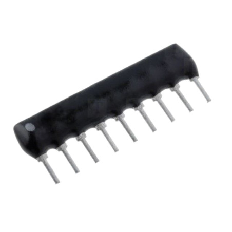 Rezistor multipolar: X; THT; 1MΩ; ±2%; 0,125W; Nr.rezistori: 8; 100V