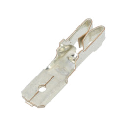 Pin; Term: conectori 6,3mm; CuSn-Sn