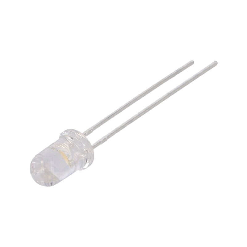 LED; alb cald; 5mm; 14000÷20000mcd; 15°; Parte frontală: convex LED; alb cald; 5mm; 14000÷20000mcd; 15°; Parte frontală: convex