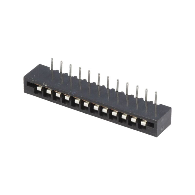 Conector: FFC/FPC; în unghi 90°; PIN: 12; Non-ZIF; THT; cositorit Conector: FFC/FPC; în unghi 90°; PIN: 12; Non-ZIF; THT; cositorit