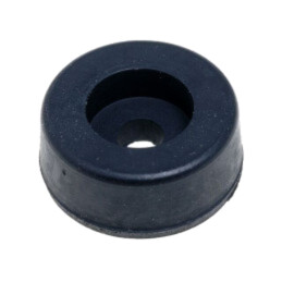 Picioruş; neagră; gumă; A: 17,2mm; B: 16,2mm; C: 9mm; E: 7mm; D: 4mm