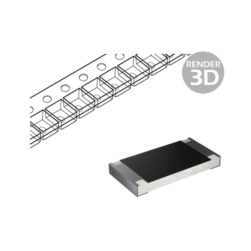 Rezistor: thick film; SMD; 2010; 3,3Ω; 1W; ±1%; -55÷155°C Rezistor: thick film; SMD; 2010; 3,3Ω; 1W; ±1%; -55÷155°C